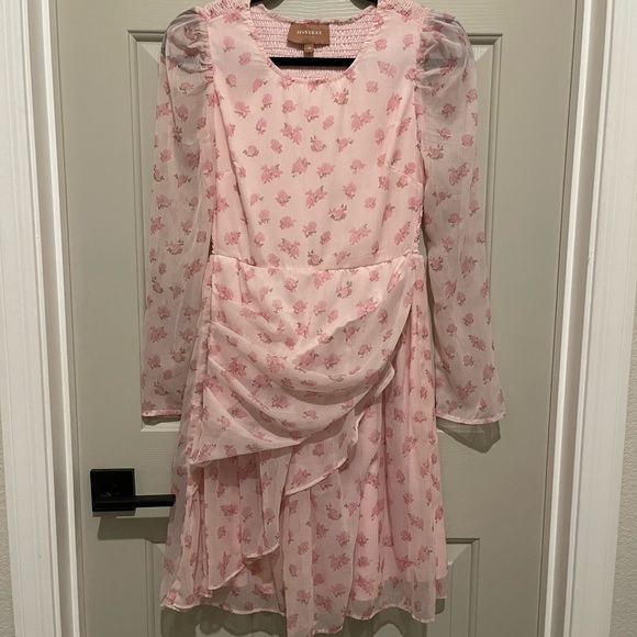 JessaKae X Small Pink floral dress. Perfect condition - Picture 5 of 8